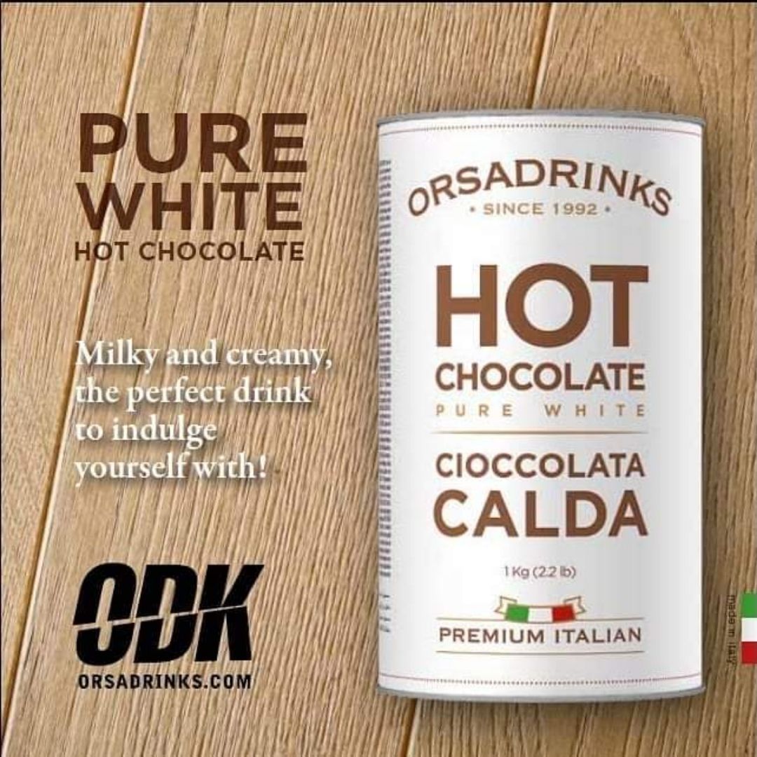 Ciocolata calda alba ODK Pure White 1kg