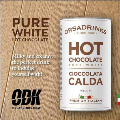 Ciocolata calda alba ODK Pure White 1kg